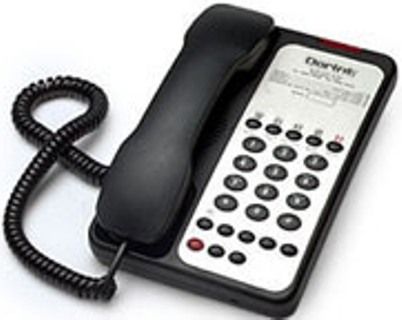 Teledex OPL762391 Opal 1010 Single-Line Analog Hotel Telephone, Black, Stylish European Design, Ten (10) Guest Service Buttons, Easy Access Data Port, HAC/VC (ADA) Handset Volume Boost with 3 distinct levels, ExpressNet High Speed Ready, MultiX Message Waiting Circuitry, Large Red Message Waiting lamp, Redial, Flash (OPL-762391 OPL 762391 OPL76239 OPAL1010 00G2660)
