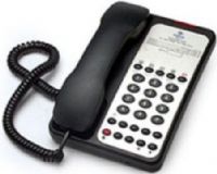Teledex OPL763391 Opal 1010S Single-Line Analog Hotel Telephone, Black, Speakerphone, Stylish European Design, Ten (10) Guest Service Buttons, EasyAccess Data Port, HAC/VC (ADA) Handset Volume Boost with 3 distinct levels, ExpressNet-ready, Patented MultiX Message Waiting Circuitry, Large Red Message Waiting lamp (OPL-763391 OPL 763391 00G2670) 