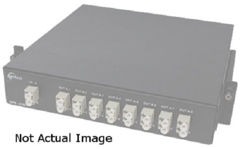 Opticis OPS-104S SC Optical Passive 1X4 Splitter; For use with DVFX-110-TR, M1-201DA-TR, M1-203D-TR, and M1-3R2VI-DU extenders; OPS-104S distributes optical signal over single-mode fiber up to 4 channels without any active device or electrical power so it maximize the efficiency and minimize the cost of digital signage installation; Dimensions 7.46