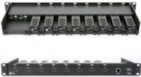 Opticis BR-500 Multi-mounting Rack 19" 1RU Power Supply Frame, Adopts Up to 8 Units of Opticis DisplayPort 1.2 Optical Modules, Available for Primary and Dual Power Models, Supports Load Sharing, Extends Length From DipslayPort Source Up to 3m with Premium Graded DisplayPort 1.2 Copper Cable, Provides GUI Via LAN Cable (RJ 45) (OPTICISBR500 BR500 BR 500) 