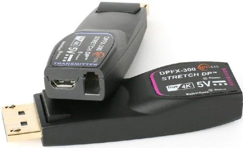 Opticis DPFX-300-TR Detachable DisplayPort 1.2 One (1) Fiber Optical Extender Module, Supports DisplayPort 1.2 Standards, Extends Up to 4K (4096x2160) at 60Hz (RGB & YCbCr: 4:4:4), Transmits DisplayPort 1.2 Data Up to 200m (656feet) Over One (1) LC Multi-mode Fiber (OM3), Offers Total Data Rate 21.6 Gbps (5.4Gbps Per Lane), Plug & Play (OPTICISDPFX300TR DPFX300TR DPFX300-TR DPFX-300TR)