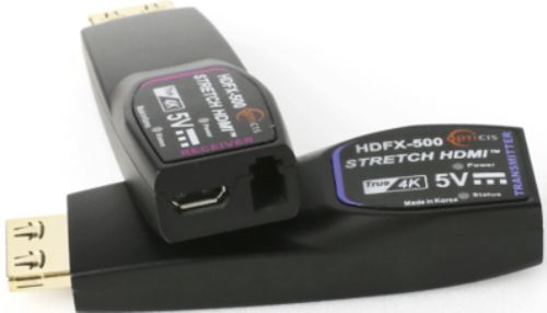 Opticis HDFX-500-TR One Fiber 4K@60hz HDMI 2.0 Extension Module; Extends Up to 4K (4096x2160) at 60Hz, (RGB & YCbCr: 4:4:4); Transmits HDMI 2.0 Data Up to 200m (656 feet) Over One LC Multi-mode Fiber (OM3); Prevents Accidental Disconnection by Using High-Retention HDMI Connector; Supports 3D Contents Transmission (OPTICISHDFX500TR HDFX500TR HDFX500-TR HDFX-500TR)