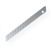Olfa OR-AB10SB AB Snap-Off 9mm Stainless Steel Blades 10-Pack; 13-segment, 9mm snap-off stainless steel blade for working in wet environments, such as wallpaper installation; Made of stainless steel with a double-honed blade for unparalleled sharpness and superior edge retention; Exact 59 degrees edge angle optimizes cutting power and minimizes blade breakage; UPC 091511500493 (OLFAORAB10SB OLFA-ORAB10SB OLFA-OR-AB10SB OLFA/ORAB10SB ORAB10SB KNIFE TOOL) 