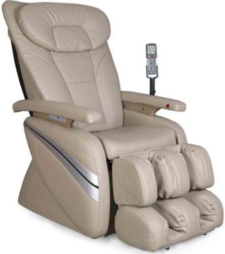 Osaki OS-1000C Deluxe Massage Chair, Cream, Synthetic Leather, 5 easy to use preset auto program, Delivers a powerful and realistic full body, seat & leg massage, 4 Massage Types: Kneading & Tapping, Kneading, Tapping and Rolling, Intelligent 4 roller system, Manual speed control of the massage, 3 different width settings, UPC 045635065024 (OS1000C OS 1000C OS-1000 OS1000)