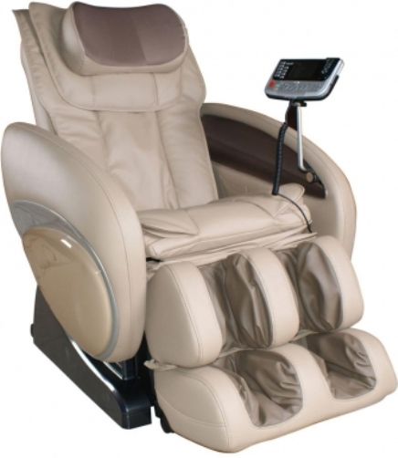 Osaki OS-3000C Executive ZERO GRAVITY Flagship Massage Chair, Cream, Synthetic Leather, Designed with a set of S-track movable intelligent massage robot, special focus on the neck, shoulder and lumbar massage according to body curve, Designed with six unique auto-programs: Healthcare, Relax, Therapy, Smart, Circulation and Demo, UPC 045635065055 (OS3000C OS 3000C OS-3000 OS3000)
