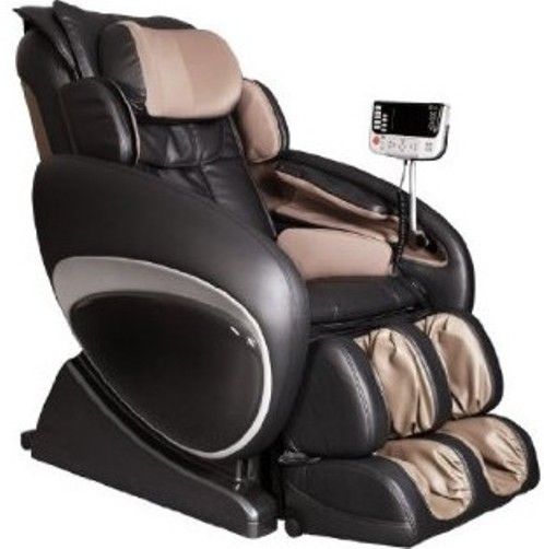 Osaki OS-4000A Executive ZERO GRAVITY Flagship Massage Chair, Black/Beige, Synthetic Leather, Designed with a set of S-track movable intelligent massage robot, special focus on the neck, shoulder and lumbar massage according to body curve, LCD displayer, Auto timer 5-30 options, Wireless mini-controller, Air & Vibration Arm Massage, UPC 045635065079 (OS4000A OS 4000A OS-4000 OS4000)