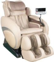 Osaki OS-4000C Executive ZERO GRAVITY Flagship Massage Chair, Cream/Beige, Synthetic Leather, Designed with a set of S-track movable intelligent massage robot, special focus on the neck, shoulder and lumbar massage according to body curve, LCD displayer, Auto timer 5-30 options, Wireless mini-controller, Air & Vibration Arm Massage, UPC 045635065093 (OS4000C OS 4000C OS-4000 OS4000) 