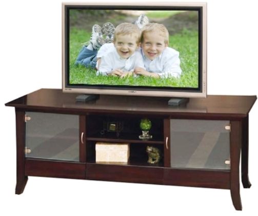 O'Sullivan 22000 King Size TV/VCR Stand, Emporio Collection, Finished in Mocha Mahogany laminates (OSU22000 OSU-22000 OSU 22000 OSullivan) 