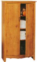 O'Sullivan 30043 Storage Cabinet, French Gardens Collection, Cubic Ft 3,48, Weight 112.00 lbs, Three shelves, finished in a charming Odessa Pine laminate.(30043, OSU30043, OSU-30043, OSU 30043, OSullivan)