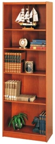 O'Sullivan 41015 Five Shelf Bookcase, Carnegie Bay HF Collection, Finished Eastern Cherry laminate (41015, OSU41015, OSU-41015, OSU 41015, OSullivan)