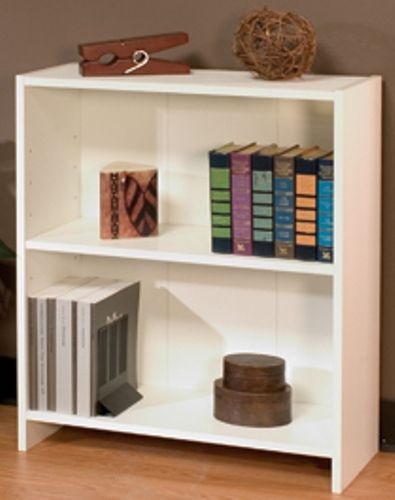 O'Sullivan 41370 Bookcase Two Shelf, Essentials Collection, Finished in White Eng laminates (OSU41370 OSU-41370 OSU 41370 OSullivan)
