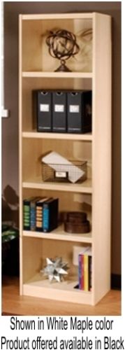 O'Sullivan 41583 Sliline Bookcase Five Shelf, Atwood Collection, Finished in Black laminates (OSU41583 OSU-41583 OSU 41583 OSullivan)