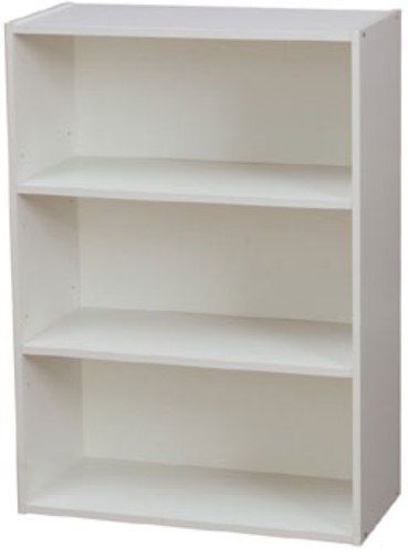O'Sullivan 46613 Bookcase Three Shelf, Blank-Sales Rpt Cod Collection, Finished in White laminates (OSU46613 OSU-46613 OSU 46613 OSullivan) 