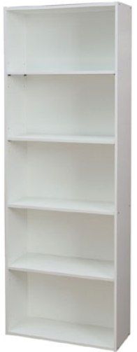 O'Sullivan 46615 Bookcase Five Shelf, Blank-Sales Rpt Cod Collection, Finished in White laminates (OSU46615 OSU-46615 OSU 46615 OSullivan) 