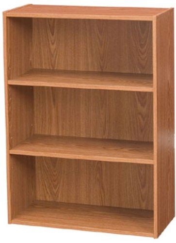 O'Sullivan 46643 Bookcase Three Shelf, Blank-Sales Rpt Cod Collection, Finished in Manor Oak laminates (OSU46643 OSU-46643 OSU 46643 OSullivan) 