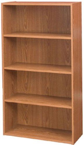 O'Sullivan 46644 Bookcase Four Shelf, Blank-Sales Rpt Cod Collection, Finished in Manor Oak laminates (OSU46644 OSU-46644 OSU 46644 OSullivan) 