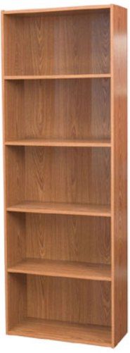 O'Sullivan 46645 Bookcase Five Shelf, Blank-Sales Rpt Cod Collection, Finished in Manor Oak laminates (OSU46645 OSU-46645 OSU 46645 OSullivan) 
