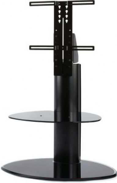 Avitech Plus OTW-MTNBLK model Off The Wall Motion Black A/V Stand, Range fits any make and model of TV up to 55