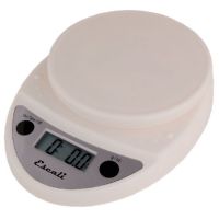 Escali P115W Primo Digital Scale, 11 lbs, 5000 grams Capacity, 0.05 oz / 1 gram Graduation, Ounces and Grams Measuring units, Digital display, Two button operation, Automatic shut-off feature ensures long battery life, Tare feature, White Finish, UPC 857817000101 (P115W P-115W P 115W P115-W P115 W) 