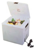 Koolatron P-27 Voyager Cooler, 12 Volt, 32 quarts, 13 lbs, Holds up to 48 12-oz cans, Uses 12-volt power outlet, 12 volts / 4.5 A DC Power Usage, Thermoelectric Cooling System, Uses Less Amperage Than Your Car Headlights (P27 P 27 LENTEK) 