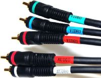 Bytecc P3V2A-15 Premium Component RGB 15 ft. Video/Audio Cable, GOLD Plated, Black Jacket, 5RCA to 5RCA, UPC 837281105663 (P3V2A15 P3V2A 15 P3V2-A15 P3V-2A15) 