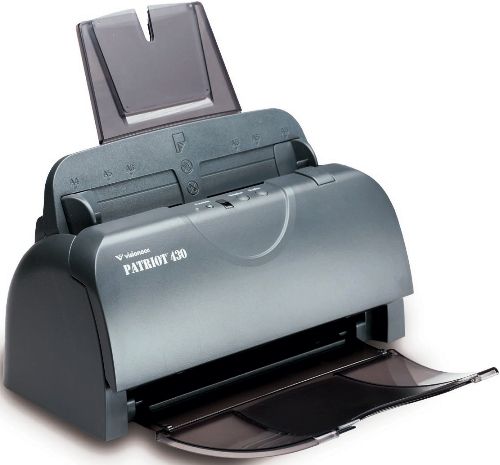 Visioneer P4301D-WU Patriot 430 TAA-compliant Duplex Sheetfed Scanner, Scans 18 pages per minute in simplex and 36 images per minute in duplex, 600 dpi Optical Resolution, Compact Duplex Scanner holds 50 pages ADF capacity, Convert documents into searchable PDF files with OneTouch, 9 OneTouch pre-programmed scan-to destinations, UPC 785414109784 (P4301DWU P4301D WU)