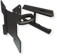 Crimson P55V Articulating mount for 32" to 75" flat panel screens; Black; VESA compatible; Optional ADLP accessory rotates screen with ease from landscape to portrait or portrait to landscape orientation; Pre-tensioned tilt mechanism for smooth adjustment; Post installation screen leveling without use of tools; UPC 815885012792 (P55V P55 V P55-V CRIMSONP55V P55V-CRIMSON) 