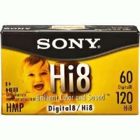 Sony P6-120 HMP Hi-8/Digital 8 Metal Particle Videocassette, 120 Minutes of Recording Time, Picture quality 12% better than standard metal particle tape for best Hi8 format performance (P6-120HMP P6120HMP P6120 P6-120HM) 