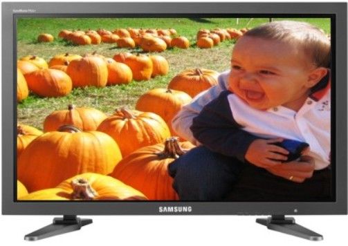 Samsung P63FP Large Format 63-Inch Plasma Display, Matte Black, Resolution 1920 x 1080, Pixel Pitch (H x V) 0.726 x 0.726, Full connectivity provides VGA/DVI/BNC PC inputs and CVBS/HDMI/Component Video inputs, Full HD 1080p resolution yields the highest quality images, Built-in speakers mean no external speakers to install (P63-FP P63 FP)