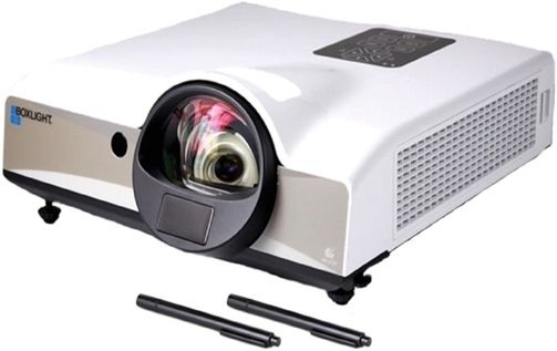 Boxlight P6 WX31NST ProjectoWrite6 Interactive Projector with a wireless interactive USB connection, 3100 lumens, Resolution WXGA 1280 x 800, Supported Resolution 1600 x 1200 (UXGA), Aspect Ratio Native 16:10/Compatible 16:9/4:3, Throw Ratio .615:1, Fixed Zoom Ratio, Contrast Ratio 2000:1, H-Sync Range 31 to 92 kHz, V-Sync Range 48 to 120 Hz, 9 lbs/4.1 kg (P6WX31NST P6-WX31NST)