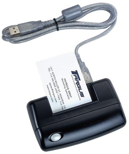 Targus PA570U Mini USB Portable Business Card Scanner, Smallest A8 size business card scanner on the market (PA570U PA-570U PA 570U PA570 PA-570)