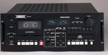 Superscope PAC-750 Combination Cassette Recorder/Player, CD Player and Four Channel Mixer, Play CD and CD/CDRW discs (PAC750 PAC 750)