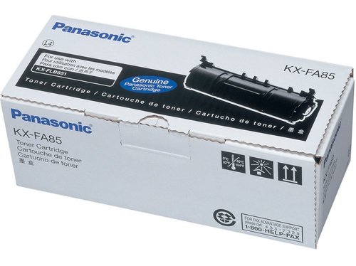 Panasonic PANKXFA85 Toner Cartridge, Panasonic Toner Cartridge., Works with the following models: KX-FLB801/811/851, 4.6'' x 5.9'' x 11.8'' Dimensions (H x W x D), 1.5 lbs Weight, UPC 037988809929 (PANKXFA85 KXFA85 KX-FA85 PAN-KXFA85)