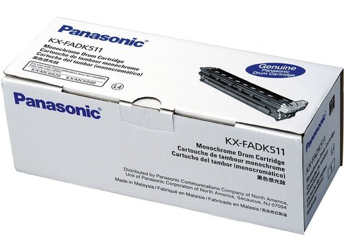 Panasonic PANKXFADK511 Monochrome Drum Unit: 10000 Page Yield; Consumable - Monochrome Drum Unit: 10000 Page Yield; Compatible Models: KX-MC6040, KX-MC6020; UPC 037988840502 (PANKXFADK511 KXFADK511 PAN-KXFADK511)