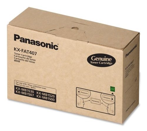 Panasonic PANKXFAT407 Series Toner Cartridge, All-in-One Replacement Toner Cartridge, 2500 Pages Yield, KX-MB1500 Series Multifunction Printers, Compatible Models: KX-MB1520 / KX-MB1500, 9