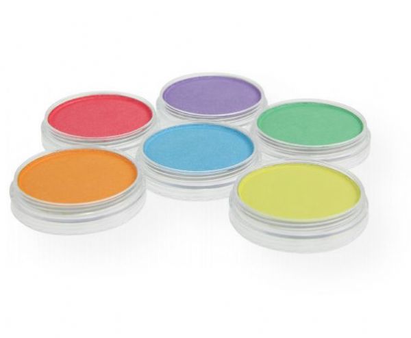 PanPastel PP30062 Ultra Soft Artists' Painting Pastel Pearlescent 6-Color Set; Professional grade, extremely fine lightfast pastel color in a cake form which is applied to almost any surface; Dry colors are essentially dustless, go on smooth as if like fluid, are easily blended for an infinite range of colors and effects, and are erasable; UPC 879465001644 (PANPASTELPP30062 PANPASTEL-PP30062 PAINTING)