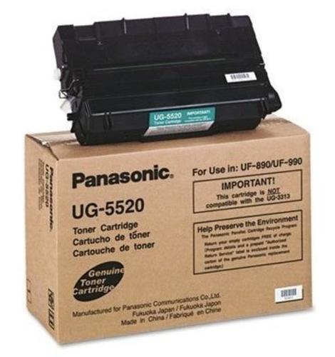 Panasonic PANUG5520 Toner Cartridge; Toner Cartridge for UF-890, UF-990; (Estimated yield 12000 pages at 3% image area); UPC 803235034297 (PANUG5520 PAN-UG5520)