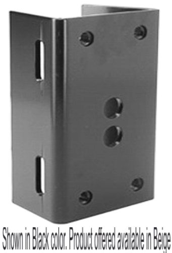 Panasonic PAPM3B Pole mountbracket, with out straps, Beige, All aluminum construction, Threaded bolt inserts to make installation quicker and easier, 60 lb load rating, Mounts to poles 3