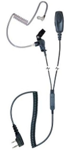 Klein Electronics PATRIOT-M1 Earpiece, 2-Wire Patriot, Motorola, Fully insulated noise canceling microphone, Dual PTT switches, Kevlar reinforced cable, UPC  888063742859 (PATRIOTM1 PATRIOT-M1 PATRIOT-M1)