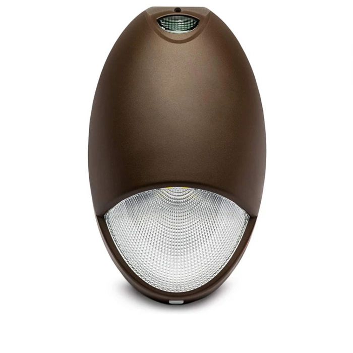 Patriot Lighting FSJL-EM-BZ Architectural Nema 4X/IP 65 Rated Wet Location Emergency Light, Bronze Finish; Ni-Cad Battery Backup; Sleek, seamless die cast design; Snap fit assembly with vandal resistant latch clips; Nema 4X Rated; IP 65 Rated; LED illumination at 1050 lumens at 5000K color temperature; (PATRIOTFSJLEMBZ PATRIOT FSJL-EM-BZ NEMA BRONZE EMERGENCY LIGHT)