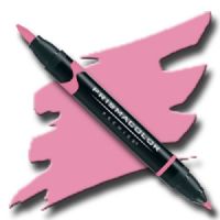 Prismacolor PB008 Premier Art Brush Marker Pink; Special formulations provide smooth, silky ink flow for achieving even blends and bleeds with the right amount of puddling and coverage; All markers are individually UPC coded on the label; Original four-in-one design creates four line widths from one double-ended marker; UPC 70735001733 (PRISMACOLORPB008 PRISMACOLOR PB008 PB 008 PRISMACOLOR-PB008 PB-008 ALVIN) 