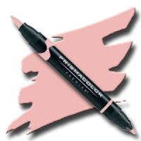 Prismacolor PB010 Premier Art Brush Marker Blush Pink; Special formulations provide smooth, silky ink flow for achieving even blends and bleeds with the right amount of puddling and coverage; All markers are individually UPC coded on the label; Original four-in-one design creates four line widths from one double-ended marker; UPC 70735001696 (PRISMACOLORPB010 PRISMACOLOR PB010 PB 010 PRISMACOLOR-PB010 PB-010 ALVIN) 