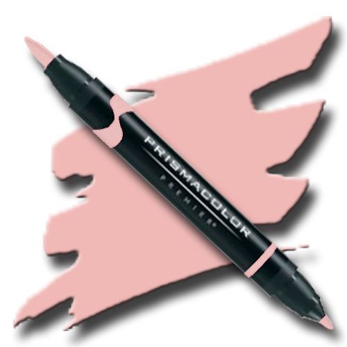 Prismacolor PB010 Premier Art Brush Marker Blush Pink; Special formulations provide smooth, silky ink flow for achieving even blends and bleeds with the right amount of puddling and coverage; All markers are individually UPC coded on the label; Original four-in-one design creates four line widths from one double-ended marker; UPC 70735001696 (PRISMACOLORPB010 PRISMACOLOR PB010 PB 010 PRISMACOLOR-PB010 PB-010 ALVIN)