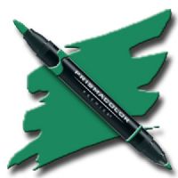 Prismacolor PB031 Premier Art Brush Marker Dark Green; Special formulations provide smooth, silky ink flow for achieving even blends and bleeds with the right amount of puddling and coverage; All markers are individually UPC coded on the label; Original four-in-one design creates four line widths from one double-ended marker; UPC 70735002235 (PRISMACOLORPB031 PRISMACOLOR PB031 PB 031 PRISMACOLOR-PB031 PB-031 ALVIN) 
