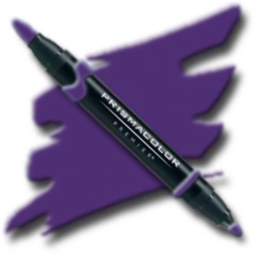 Prismacolor PB050 Premier Art Brush Marker Violet; Special formulations provide smooth, silky ink flow for achieving even blends and bleeds with the right amount of puddling and coverage; All markers are individually UPC coded on the label; Original four-in-one design creates four line widths from one double-ended marker; UPC 70735001870 (PRISMACOLORPB050 PRISMACOLOR PB050 PB 041 PRISMACOLOR-PB050 PB-050)