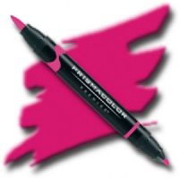 Prismacolor PB055 Premier Art Brush Marker Rhodamine; Special formulations provide smooth, silky ink flow for achieving even blends and bleeds with the right amount of puddling and coverage; All markers are individually UPC coded on the label; Original four-in-one design creates four line widths from one double-ended marker; UPC 70735001771 (PRISMACOLORPB055 PRISMACOLOR PB055 PB 055 PRISMACOLOR-PB055 PB-055) 