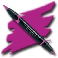 Prismacolor PB056 Premier Art Brush Marker Rhodamine Dark; Special formulations provide smooth, silky ink flow for achieving even blends and bleeds with the right amount of puddling and coverage; All markers are individually UPC coded on the label; Original four-in-one design creates four line widths from one double-ended marker; UPC 70735005847 (PRISMACOLORPB056 PRISMACOLOR PB056 PB 056 PRISMACOLOR-PB056 PB-056) 