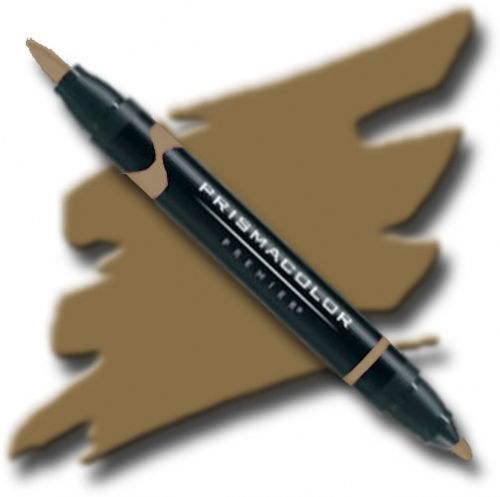 Prismacolor PB062 Premier Art Brush Marker Sepia; Special formulations provide smooth, silky ink flow for achieving even blends and bleeds with the right amount of puddling and coverage; All markers are individually UPC coded on the label; Original four-in-one design creates four line widths from one double-ended marker; UPC 70735002624 (PRISMACOLORPB062 PRISMACOLOR PB062 PB 062 PRISMACOLOR-PB062 PB-062)