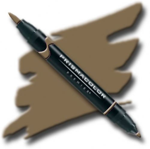 Prismacolor PB088 Premier Art Brush Marker Dark Brown; Special formulations provide smooth, silky ink flow for achieving even blends and bleeds with the right amount of puddling and coverage; All markers are individually UPC coded on the label; Original four-in-one design creates four line widths from one double-ended marker; UPC 70735002648 (PRISMACOLORPB088 PRISMACOLOR PB088 PB 088 PRISMACOLOR-PB088 PB-088)