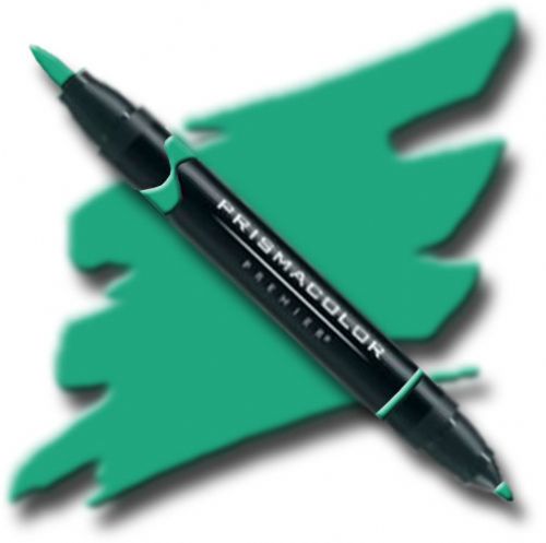 Prismacolor PB165 Premier Art Brush Marker Grass Green; Special formulations provide smooth, silky ink flow for achieving even blends and bleeds with the right amount of puddling and coverage; All markers are individually UPC coded on the label; Original four-in-one design creates four line widths from one double-ended marker; UPC 70735002150 (PRISMACOLORPB165 PRISMACOLOR PB165 PB 165 PRISMACOLOR-PB165 PB-165)